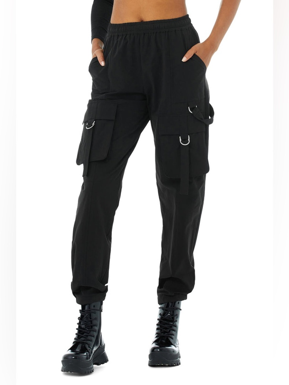 ALO Yoga 🧘‍♀️🔗🩶 High-Waist City Wise Cargo Pants
